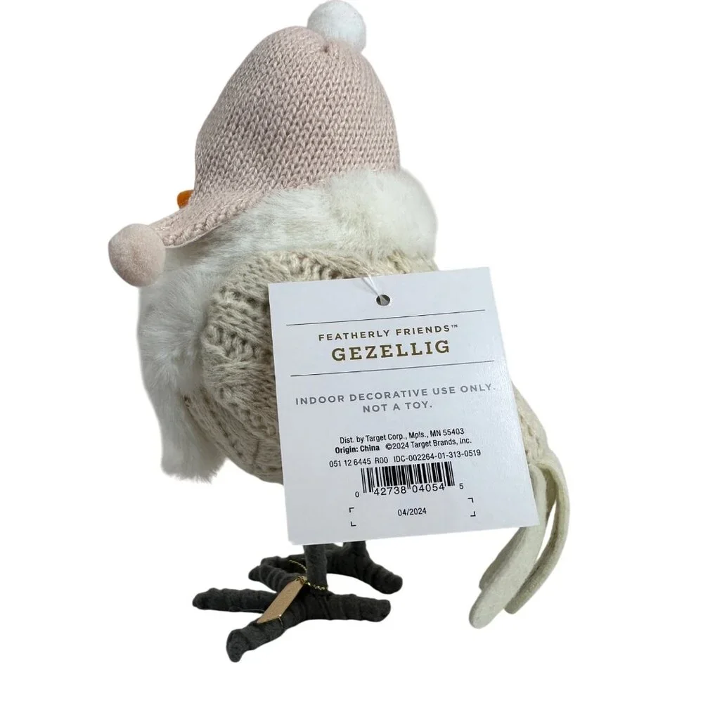 Target Bird Featherly Friends Gezellig Knit Sweater Hat Christmas Collection NEW